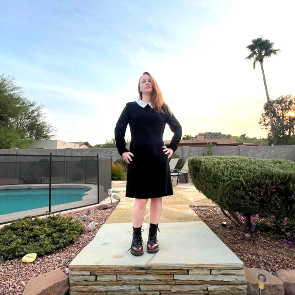 Wednesday Addams Vintage Yves Cosette Dress Depeche Mode